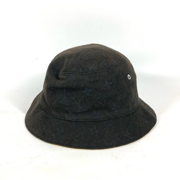 LOUIS VUITTON M76209 bucket hat bob hat Chapo-Monogram Denim hat - Picture 13 of 14